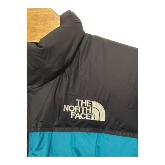 THE NORTH FACE 1996 Retro Nuptse 700 Harbor Blue Insulated Jacket Women 1X NWOT - Picture 3 of 14